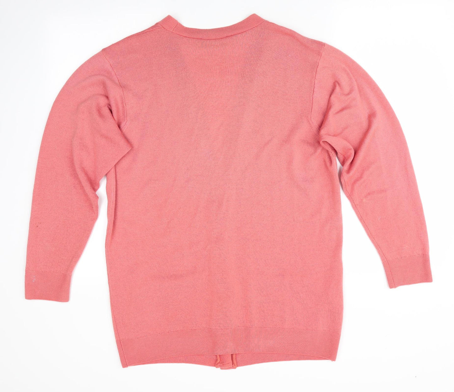 Marks and Spencer Womens Pink   Cardigan Jumper Size 12