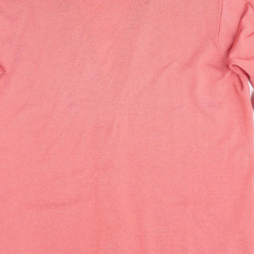 Marks and Spencer Womens Pink   Cardigan Jumper Size 12