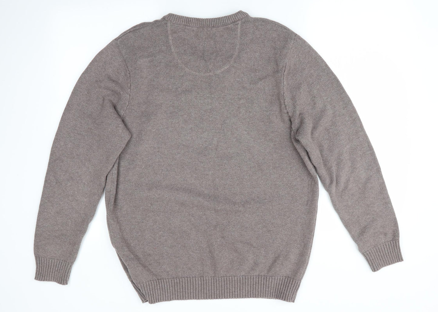 Maine Mens Brown   Pullover Jumper Size M