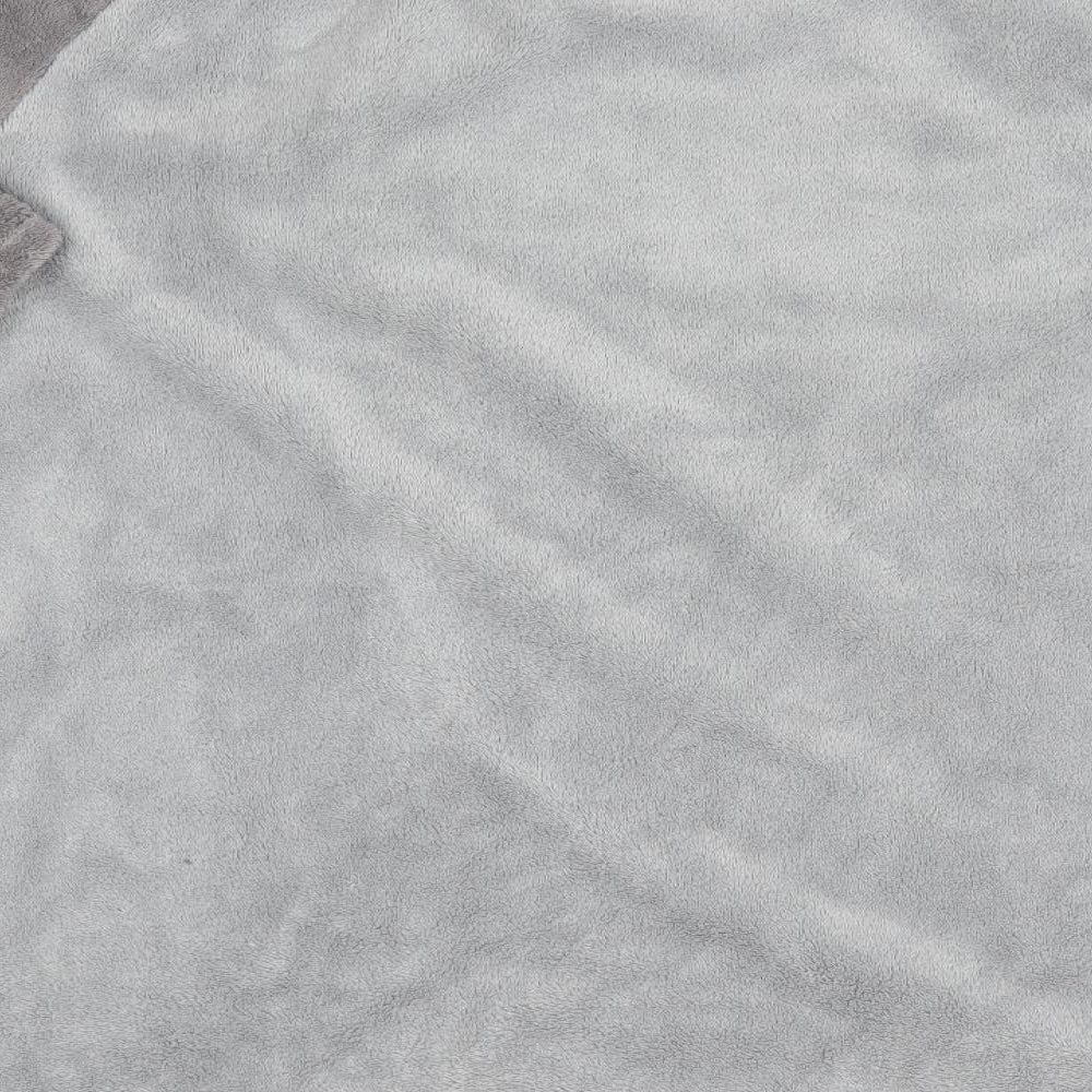 Avenue Mens Grey Solid   Pyjama Top Size XL  - Fleece Feel Exterior