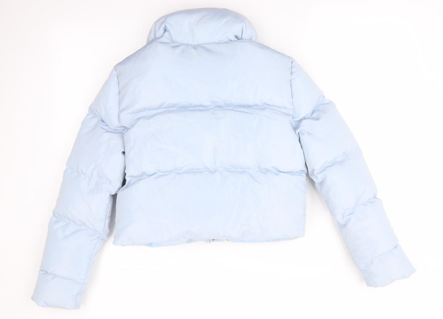 Pretty Little Thing Womens Blue   Puffer Jacket Coat Size 6