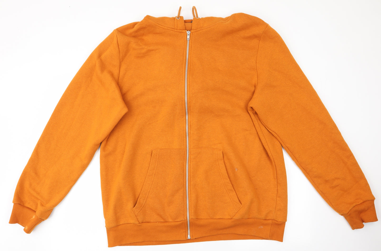 Primark Womens Orange   Full Zip Hoodie Size 3XL