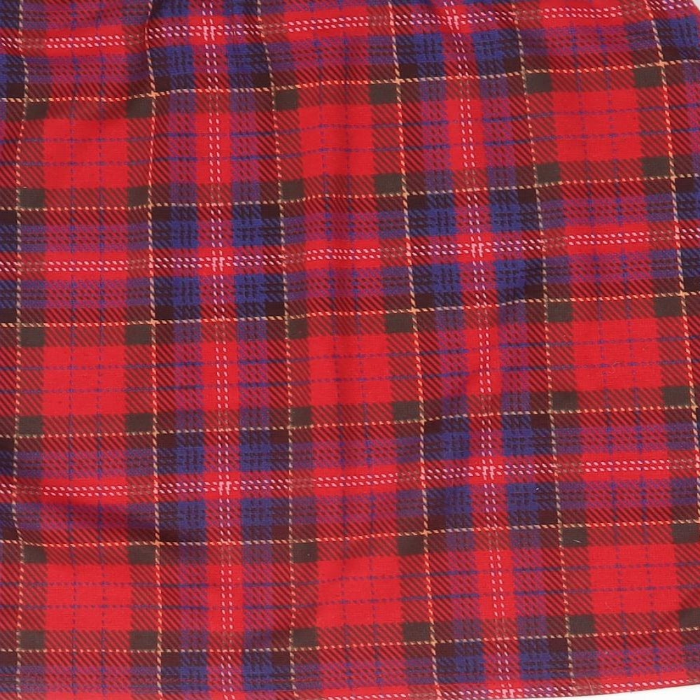 Primark Womens Multicoloured Check  Straight & Pencil Skirt Size 10