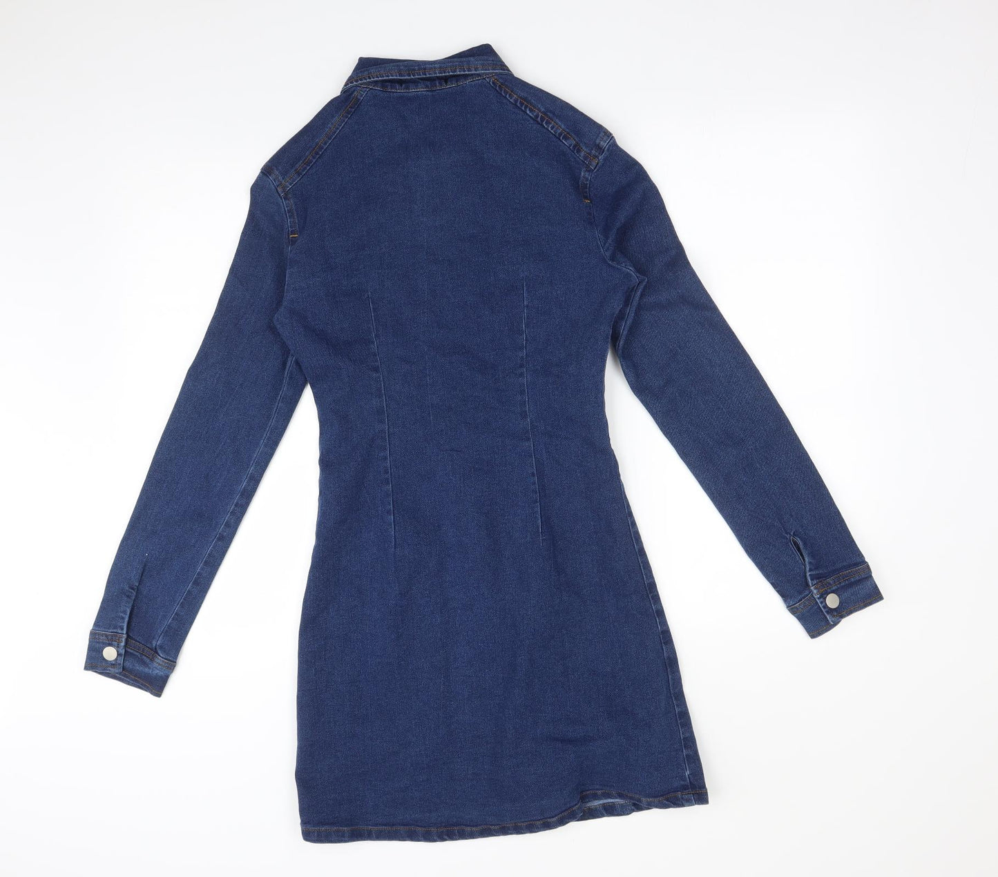 Missguided Womens Blue   Shirt Dress  Size 8