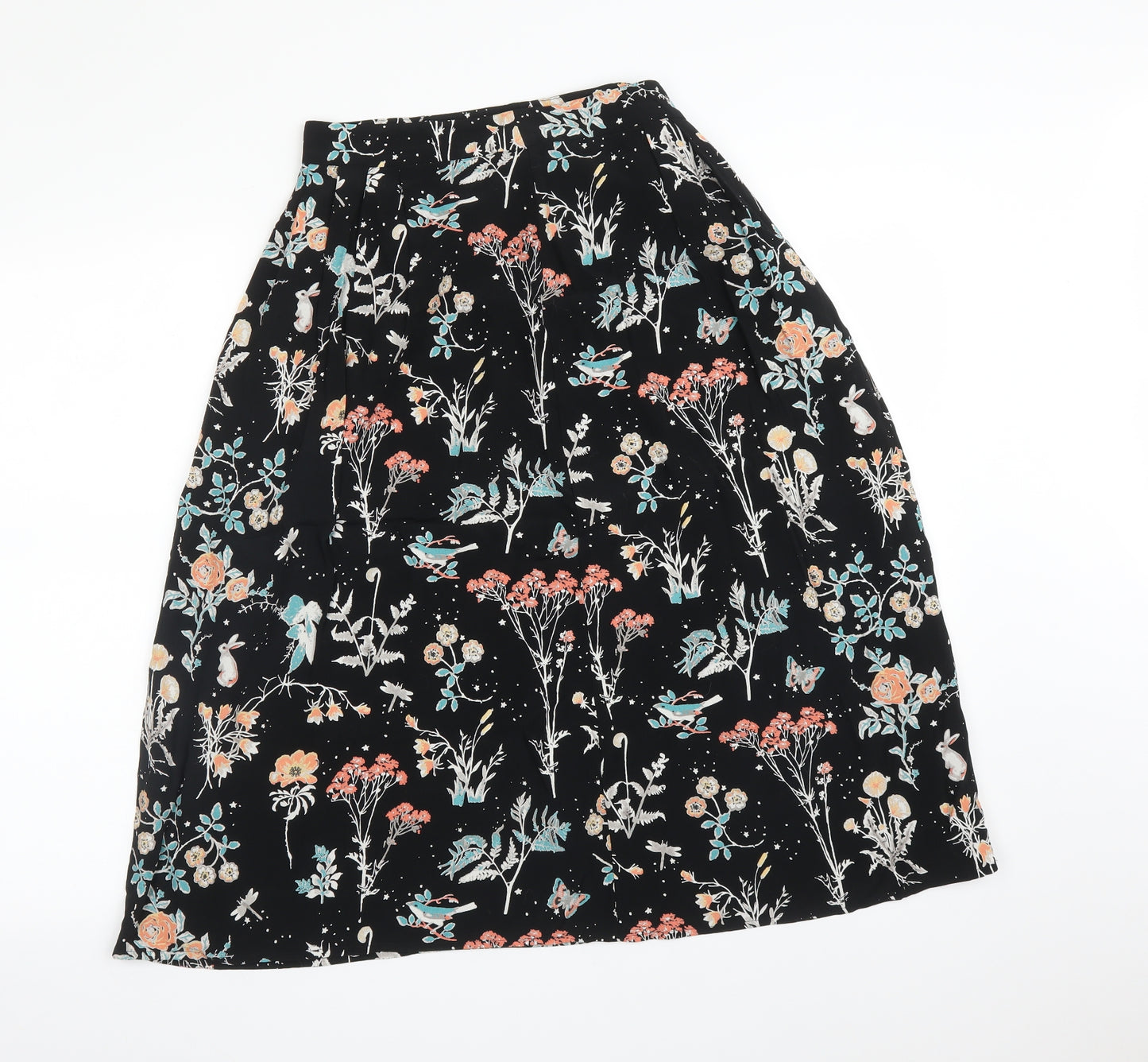 Monsoon Womens Multicoloured Floral  Straight & Pencil Skirt Size 10