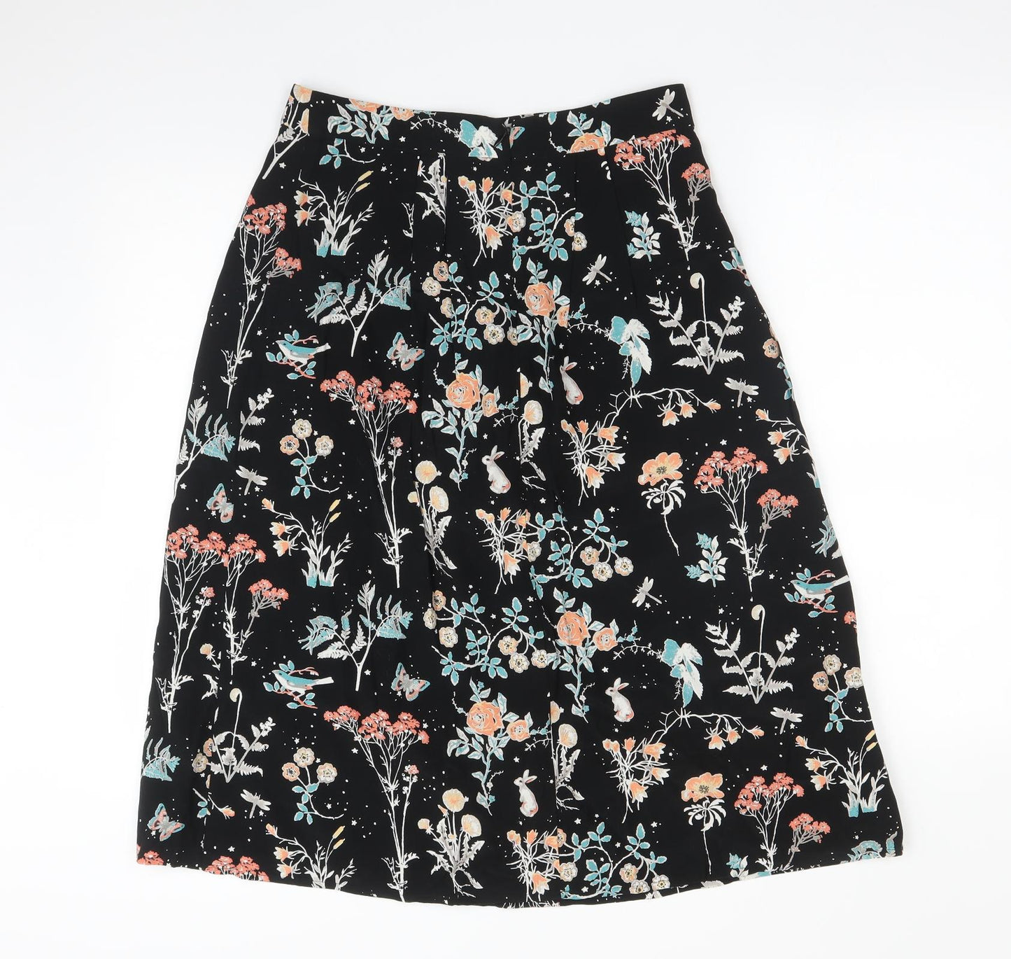 Monsoon Womens Multicoloured Floral  Straight & Pencil Skirt Size 10