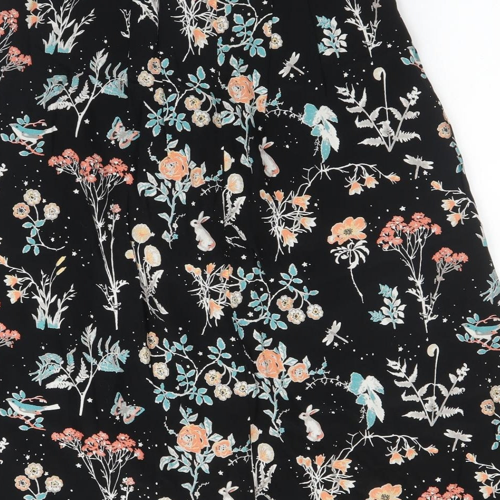 Monsoon Womens Multicoloured Floral  Straight & Pencil Skirt Size 10