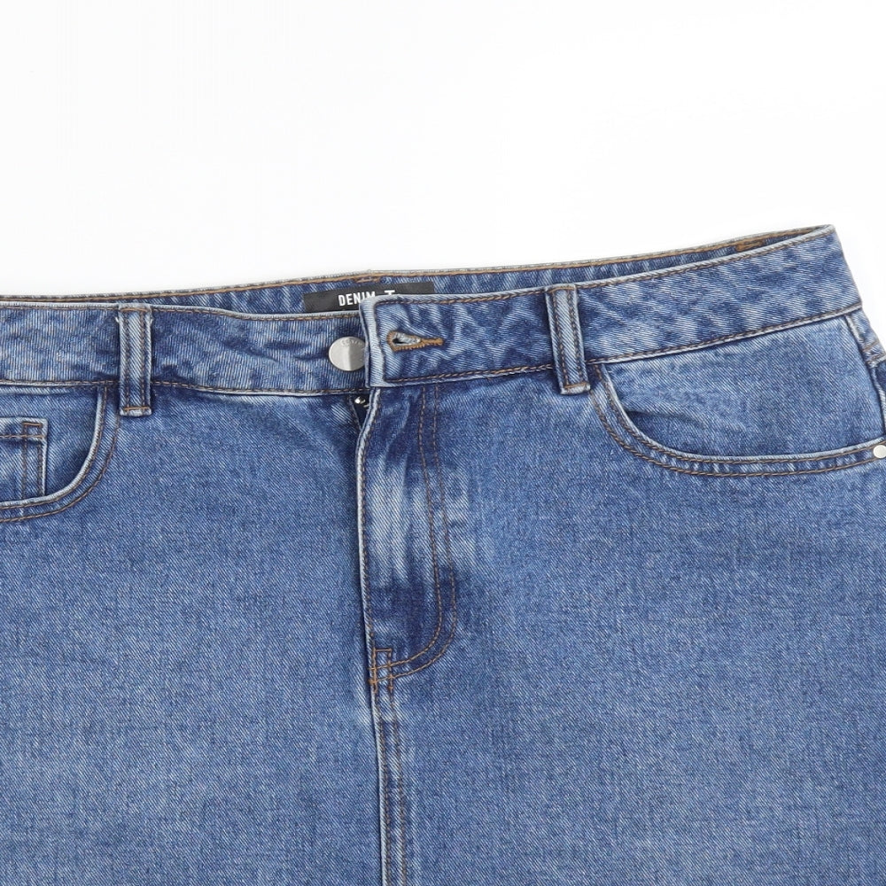 TU Womens Blue   Mini Skirt Size 12