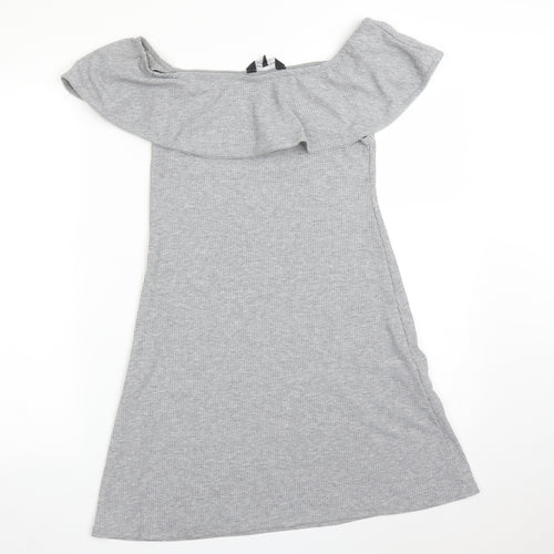 New Look Womens Grey   A-Line  Size 10