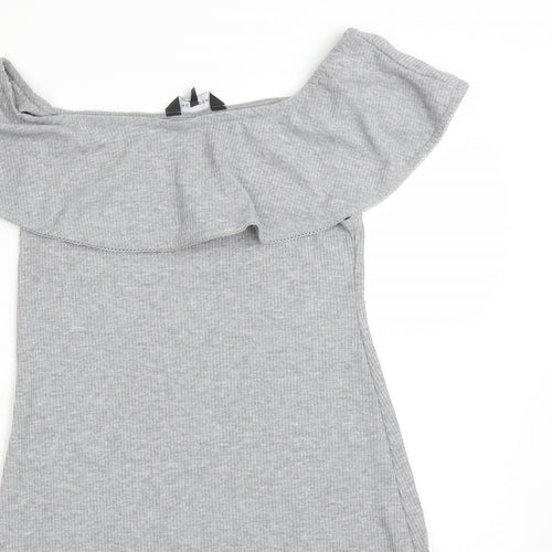 New Look Womens Grey   A-Line  Size 10