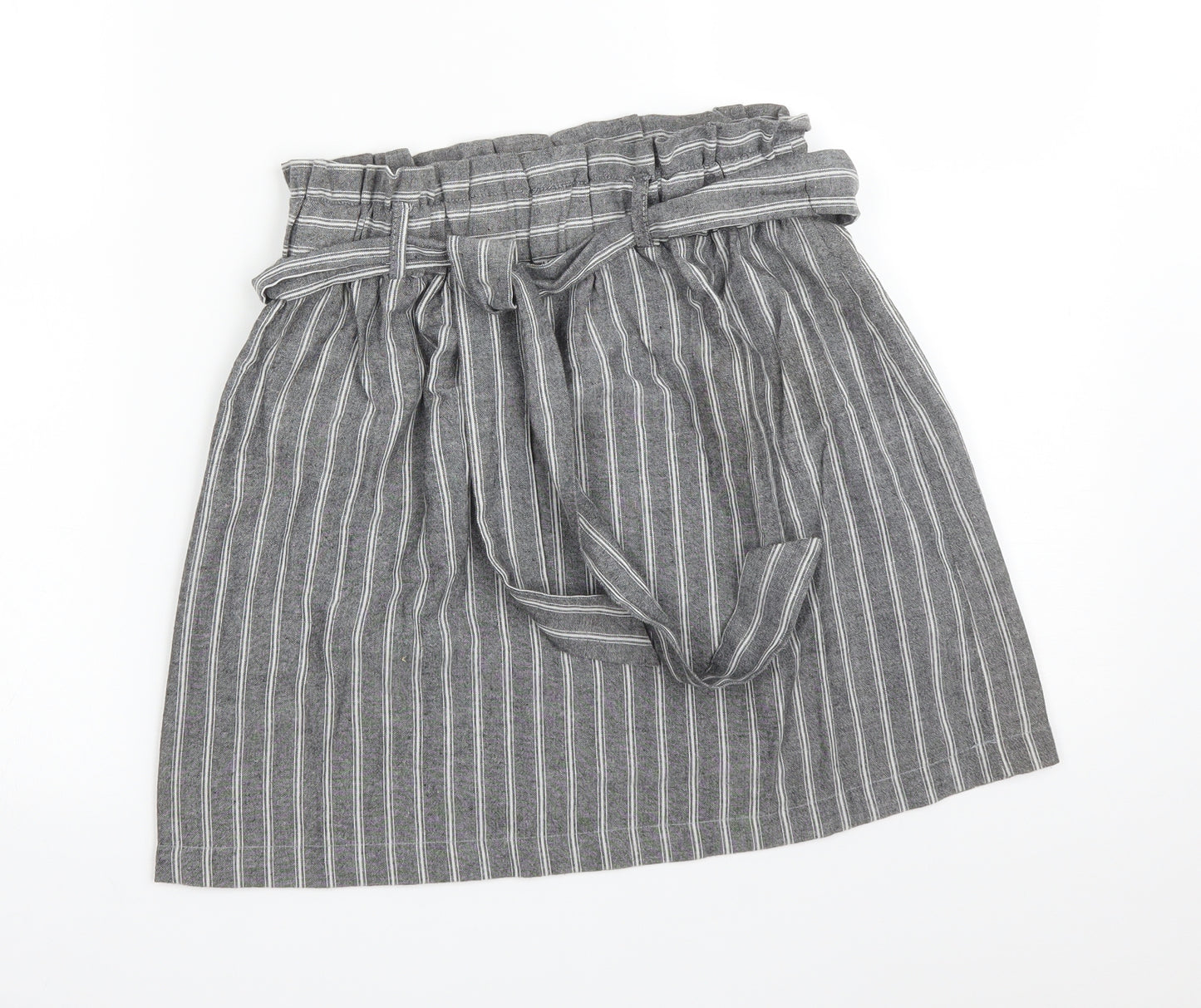 Primark Womens Multicoloured Striped  A-Line Skirt Size 10