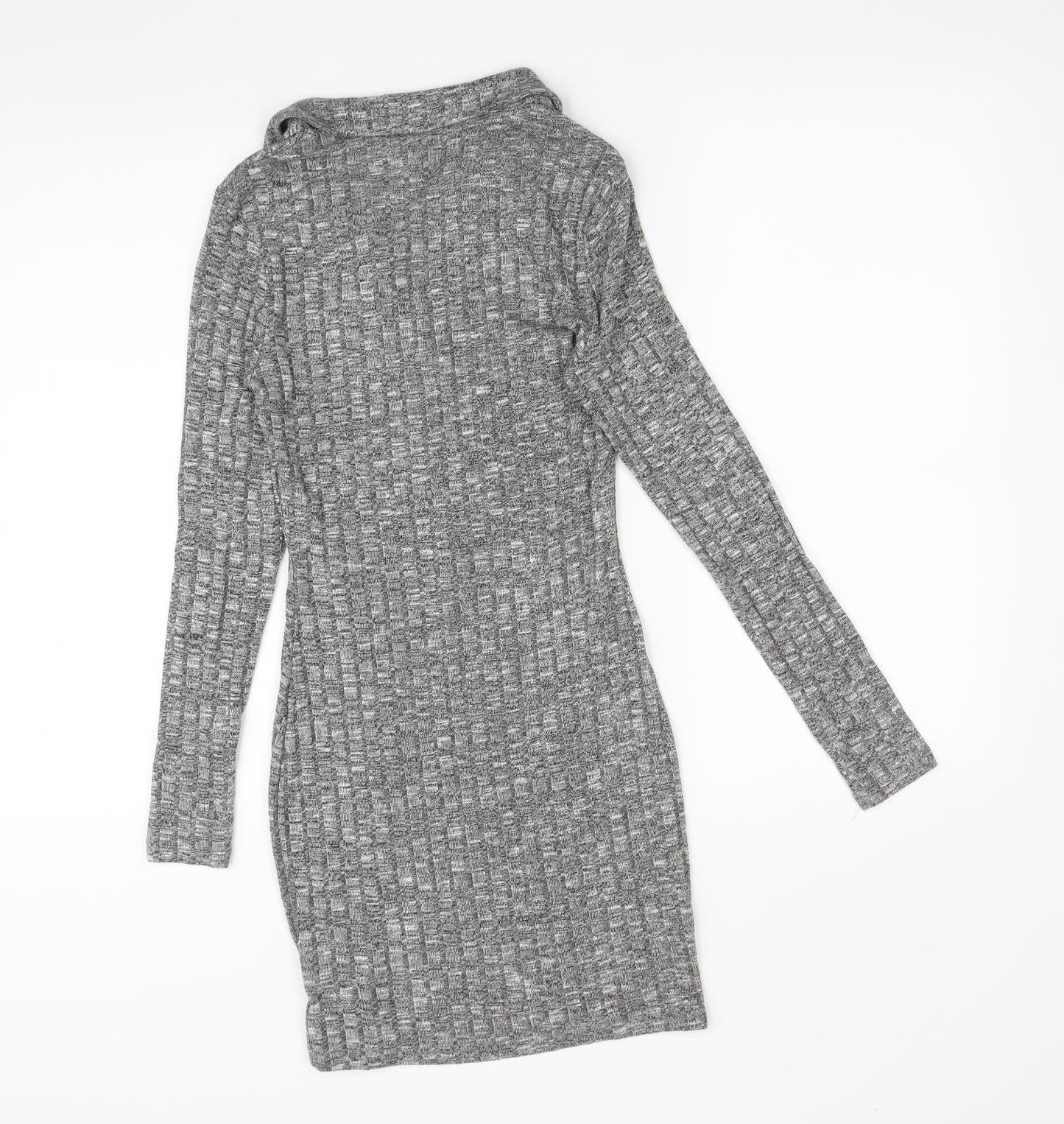 SheIn Womens Grey Striped  Bodycon  Size XS