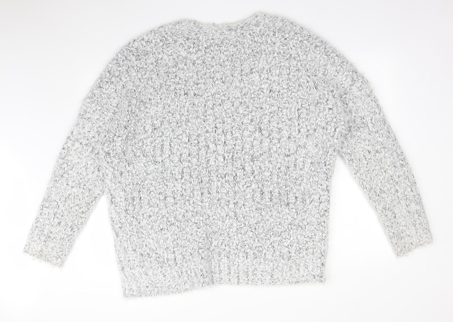 Primark Womens Grey   Cardigan Jumper Size L