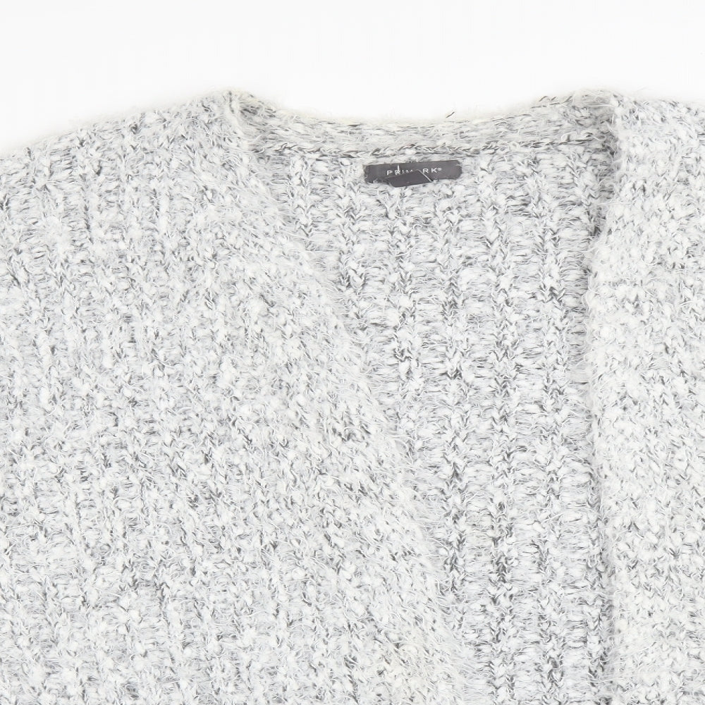 Primark Womens Grey   Cardigan Jumper Size L