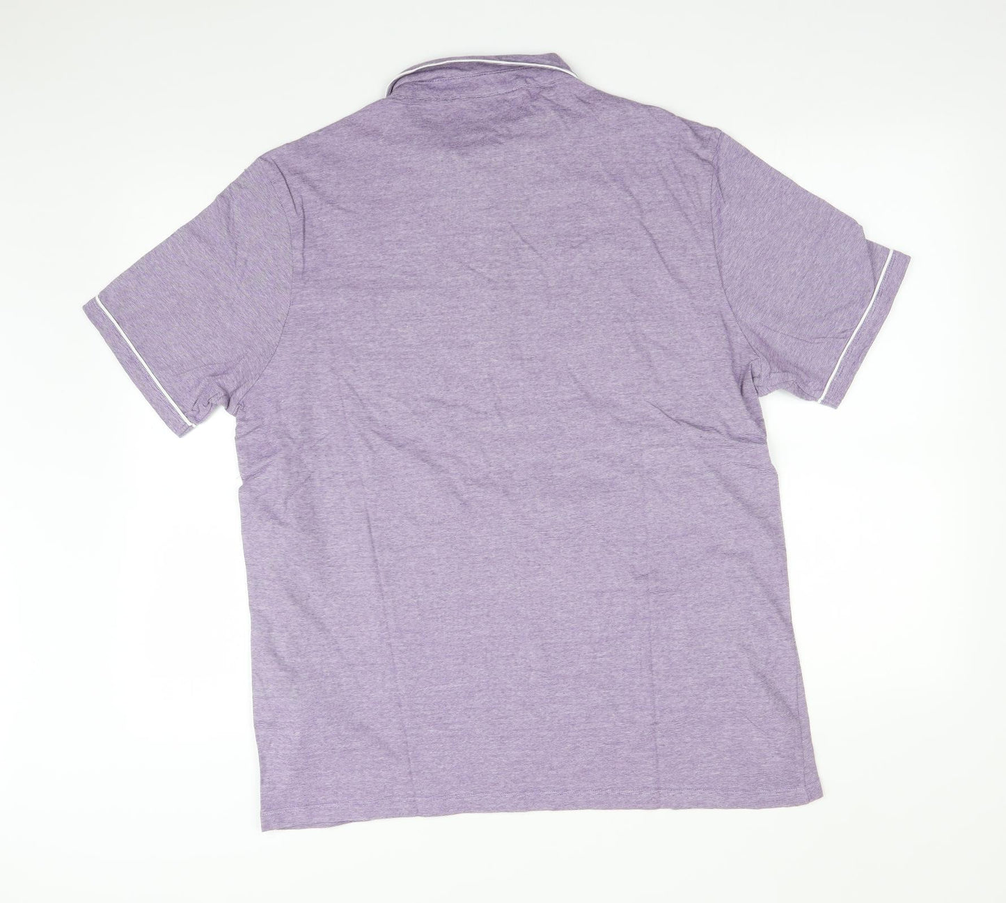 M&S Mens Purple    Polo Size XL
