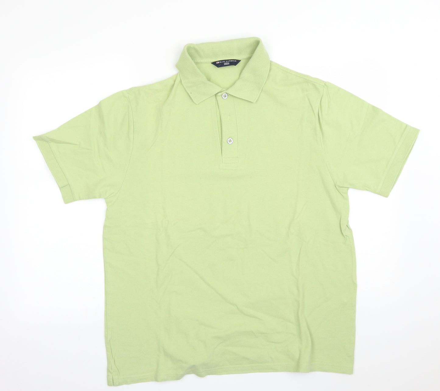 M&S Mens Green    Polo Size L