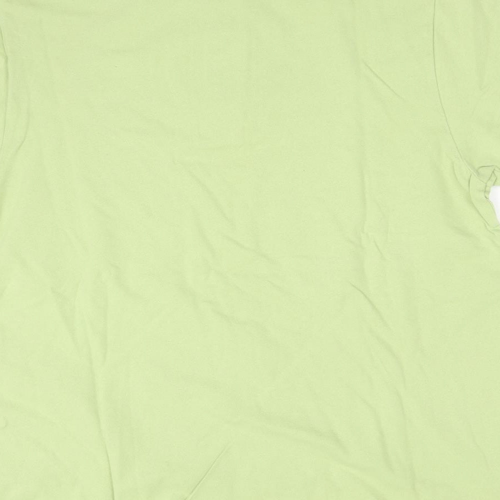 M&S Mens Green    Polo Size L