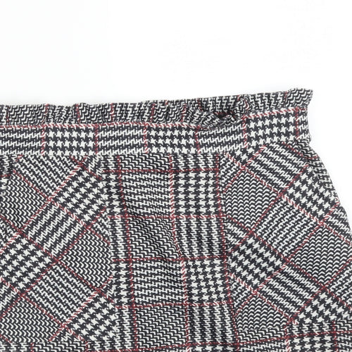 New Look Womens Multicoloured Check  Straight & Pencil Skirt Size 8