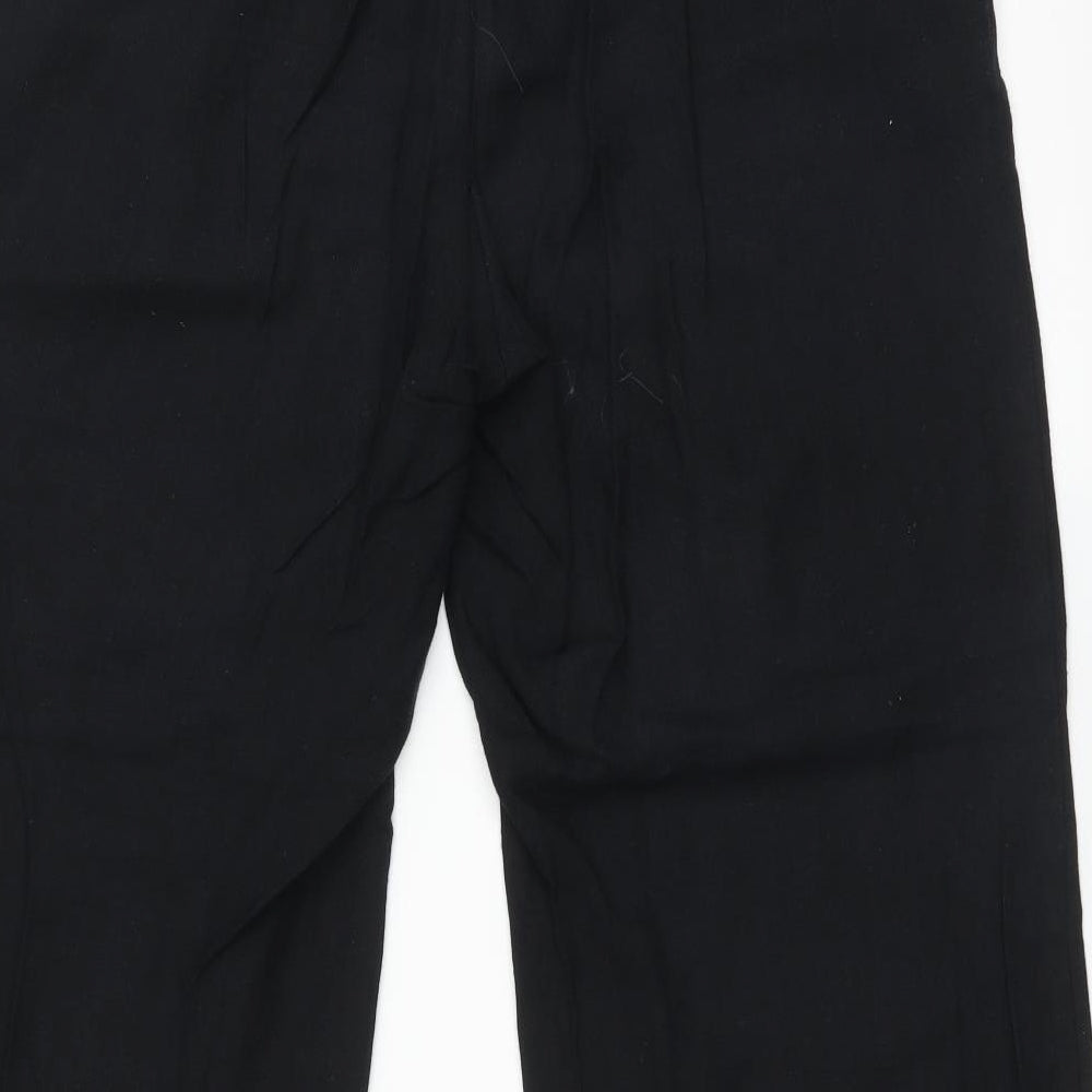M&S Womens Black   Trousers  Size 16 L26 in