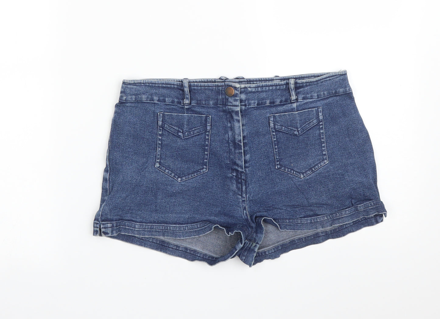 Warehouse Womens Blue   Hot Pants Shorts Size 12