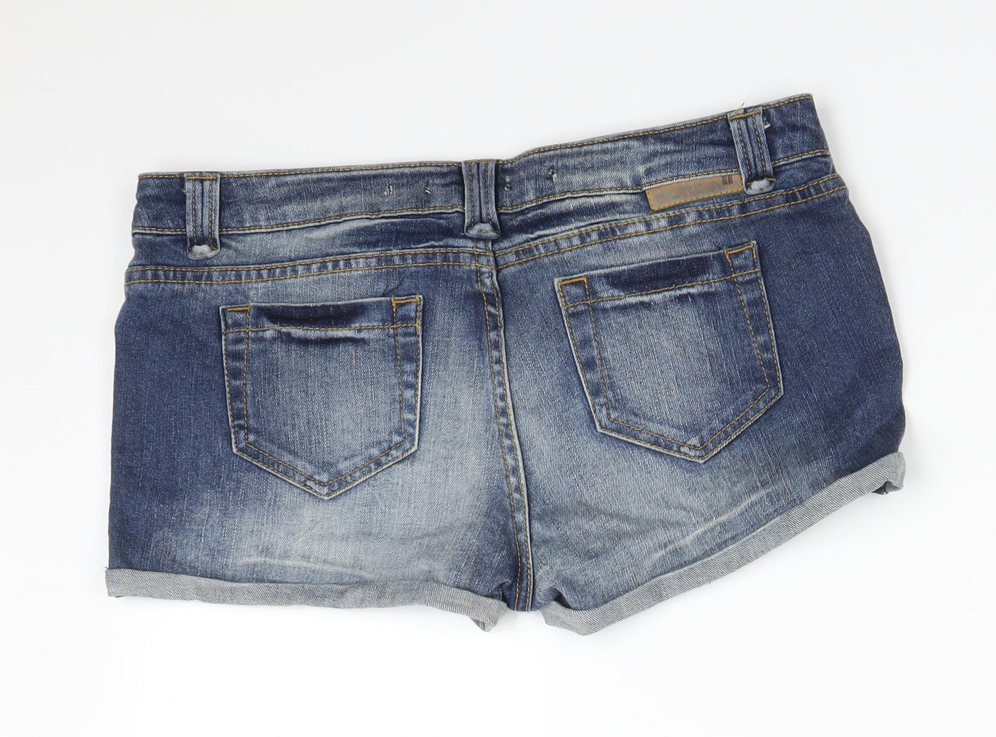 Topshop Womens Blue   Hot Pants Shorts Size 12
