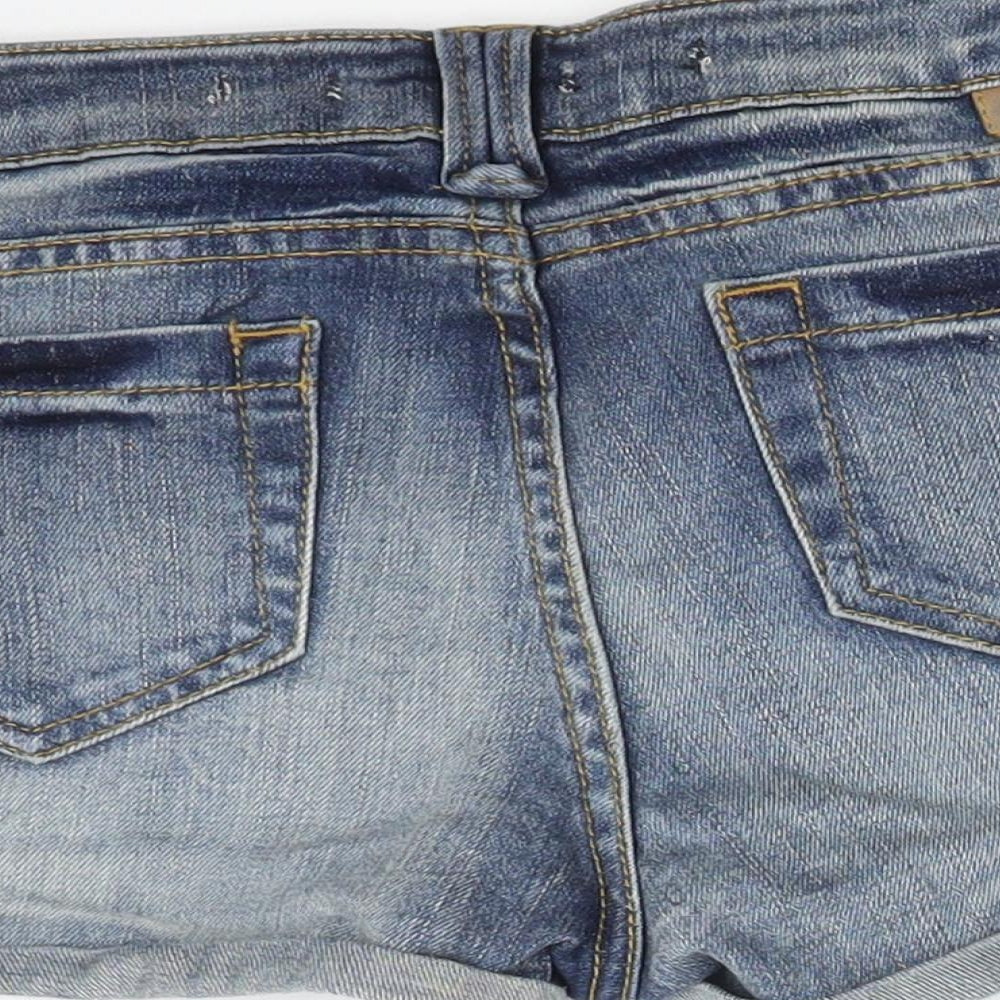 Topshop Womens Blue   Hot Pants Shorts Size 12