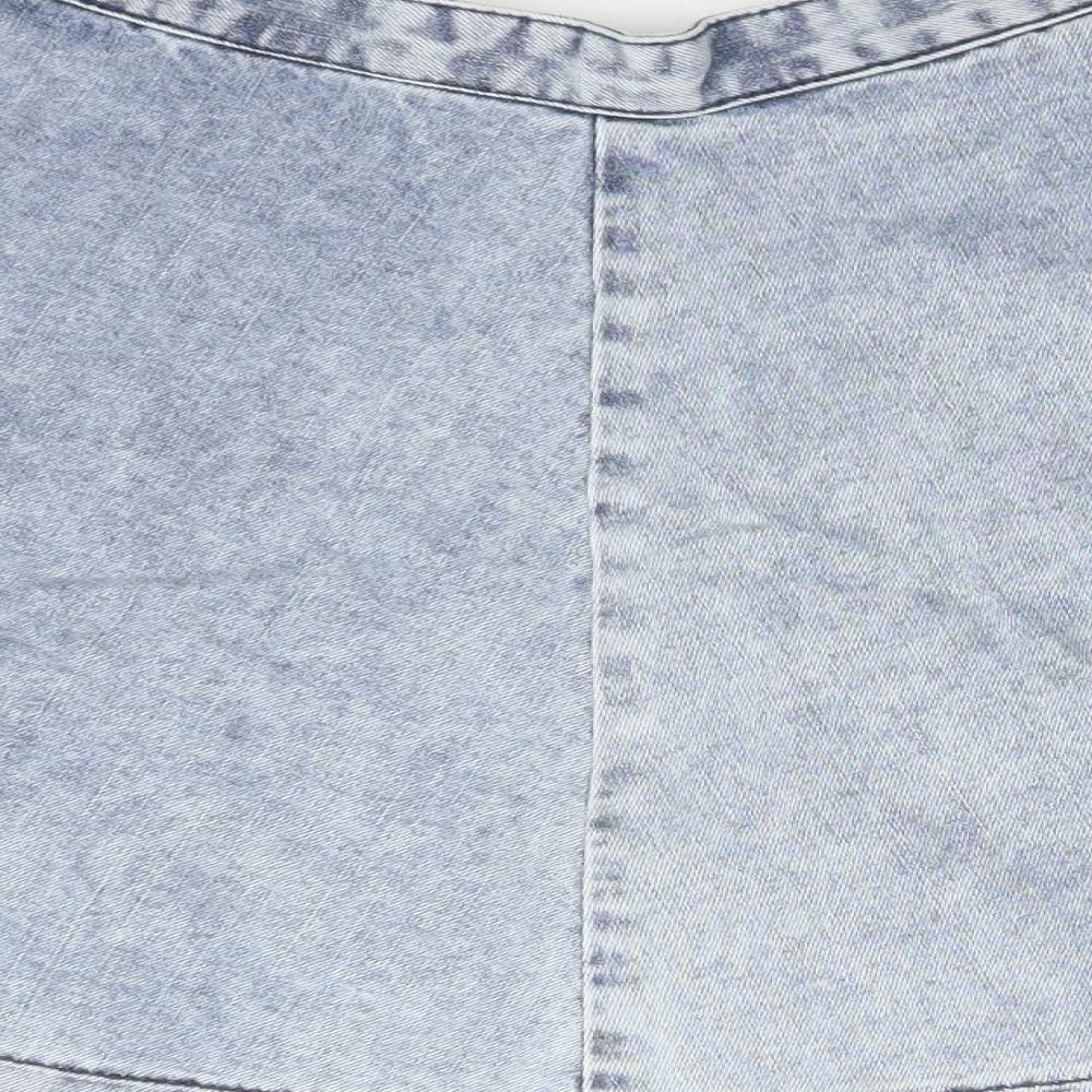 Topshop Womens Blue   Skater Skirt Size 10