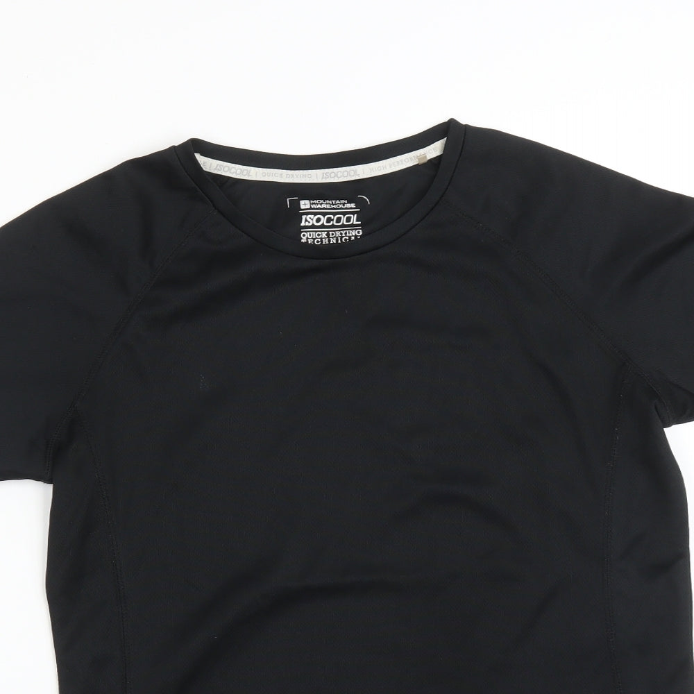 Mountain Warehouse Womens Black   Basic T-Shirt Size 14