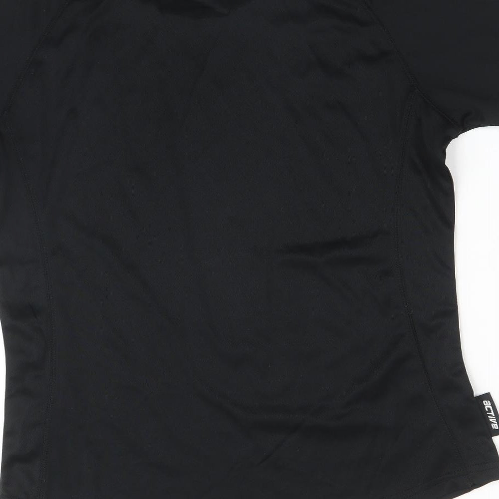 Mountain Warehouse Womens Black   Basic T-Shirt Size 14