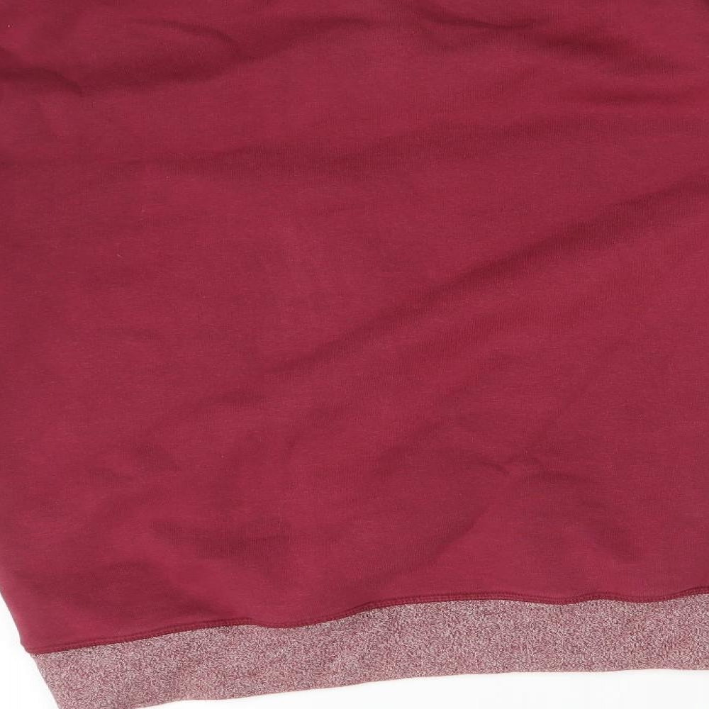 BCK&HRSY Mens Red   Pullover Sweatshirt Size M  - SPACE