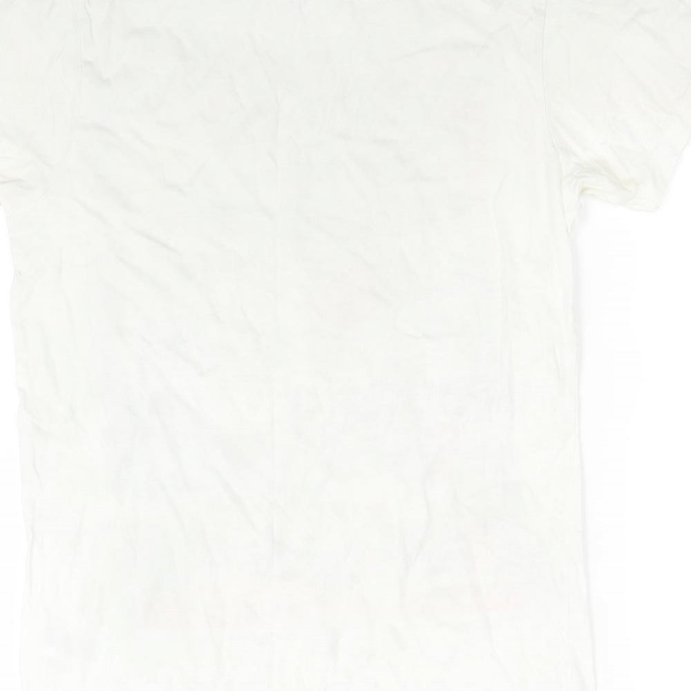 Cedar Wood State Mens White    T-Shirt Size S  - CITY