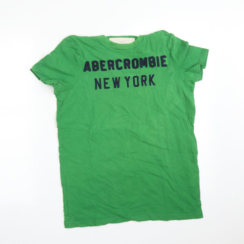Abercrombie & Fitch Mens Green    T-Shirt Size S