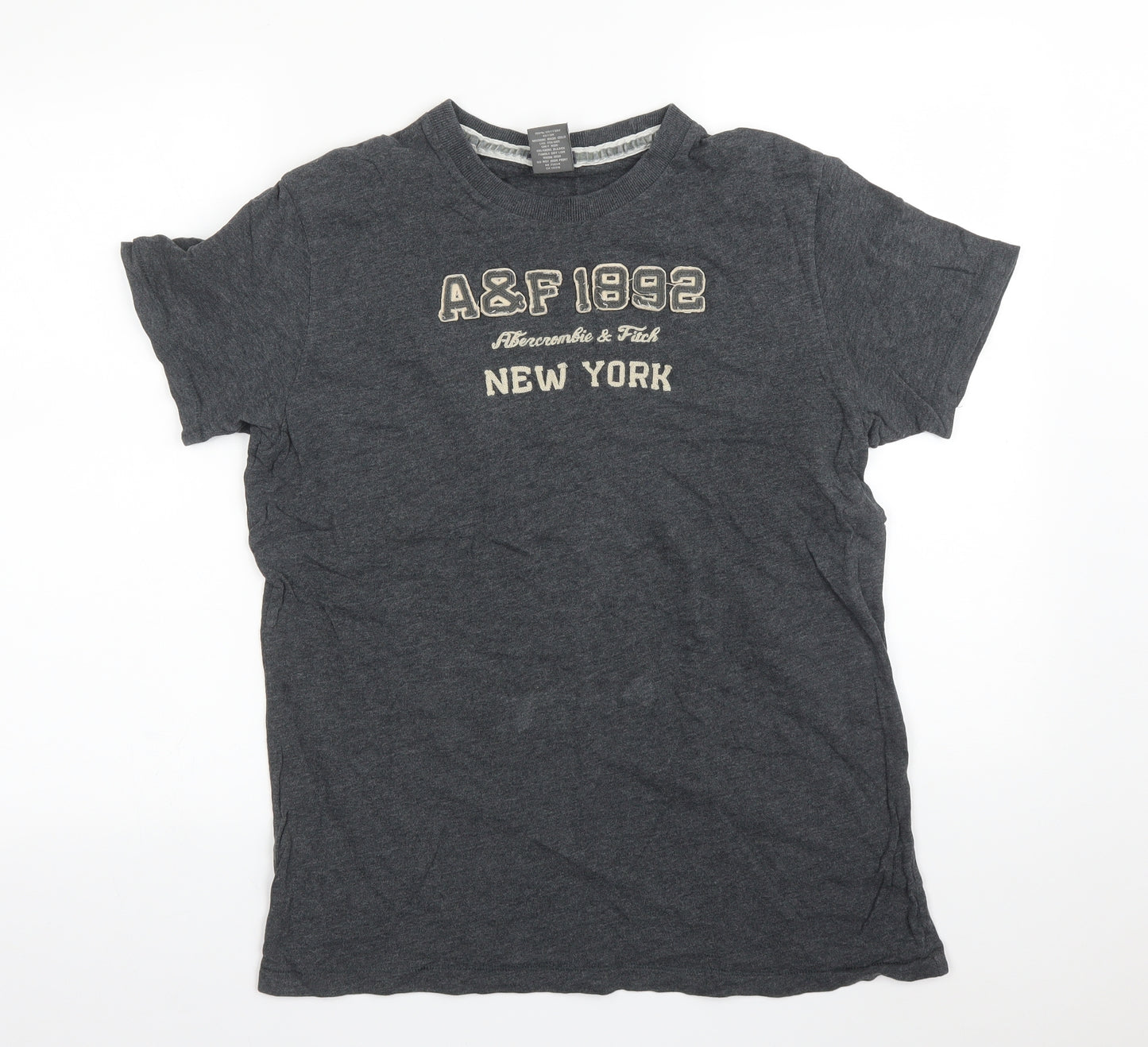 Abercrombie & Fitch Mens Grey    T-Shirt Size L