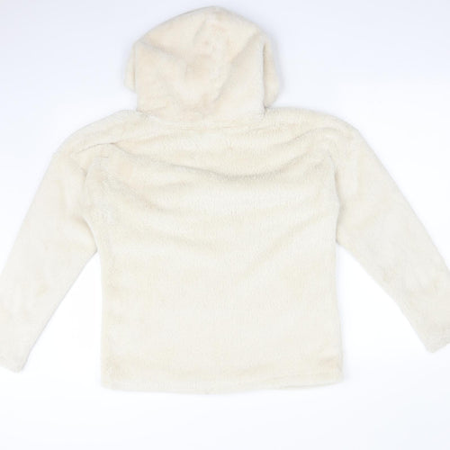 Nutmeg Womens Beige   Pullover Hoodie Size 10  - MOUSE