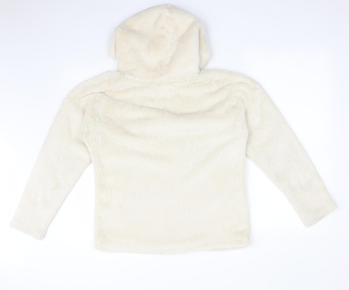 Nutmeg Womens Beige   Pullover Hoodie Size 10  - MOUSE