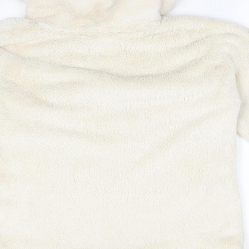 Nutmeg Womens Beige   Pullover Hoodie Size 10  - MOUSE