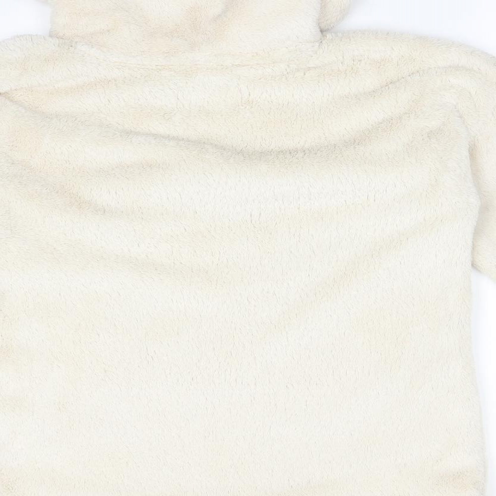 Nutmeg Womens Beige   Pullover Hoodie Size 10  - MOUSE