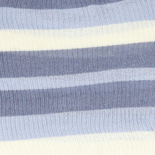 SheIn Womens Multicoloured Striped  Pullover Sweatshirt Size S