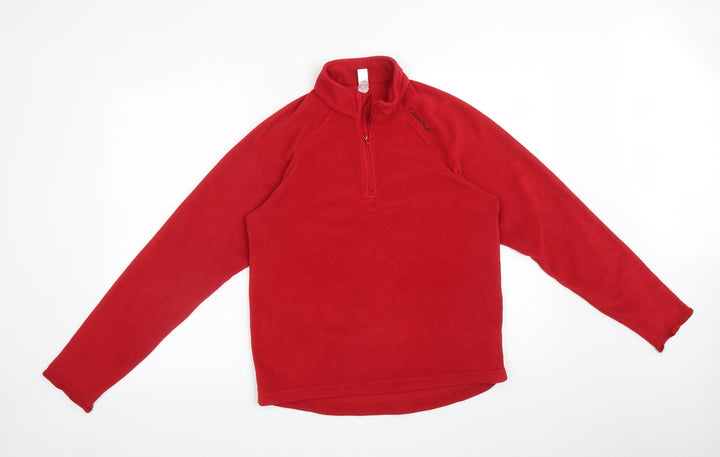 DECATHLON Womens Red Pullover Jumper Size S