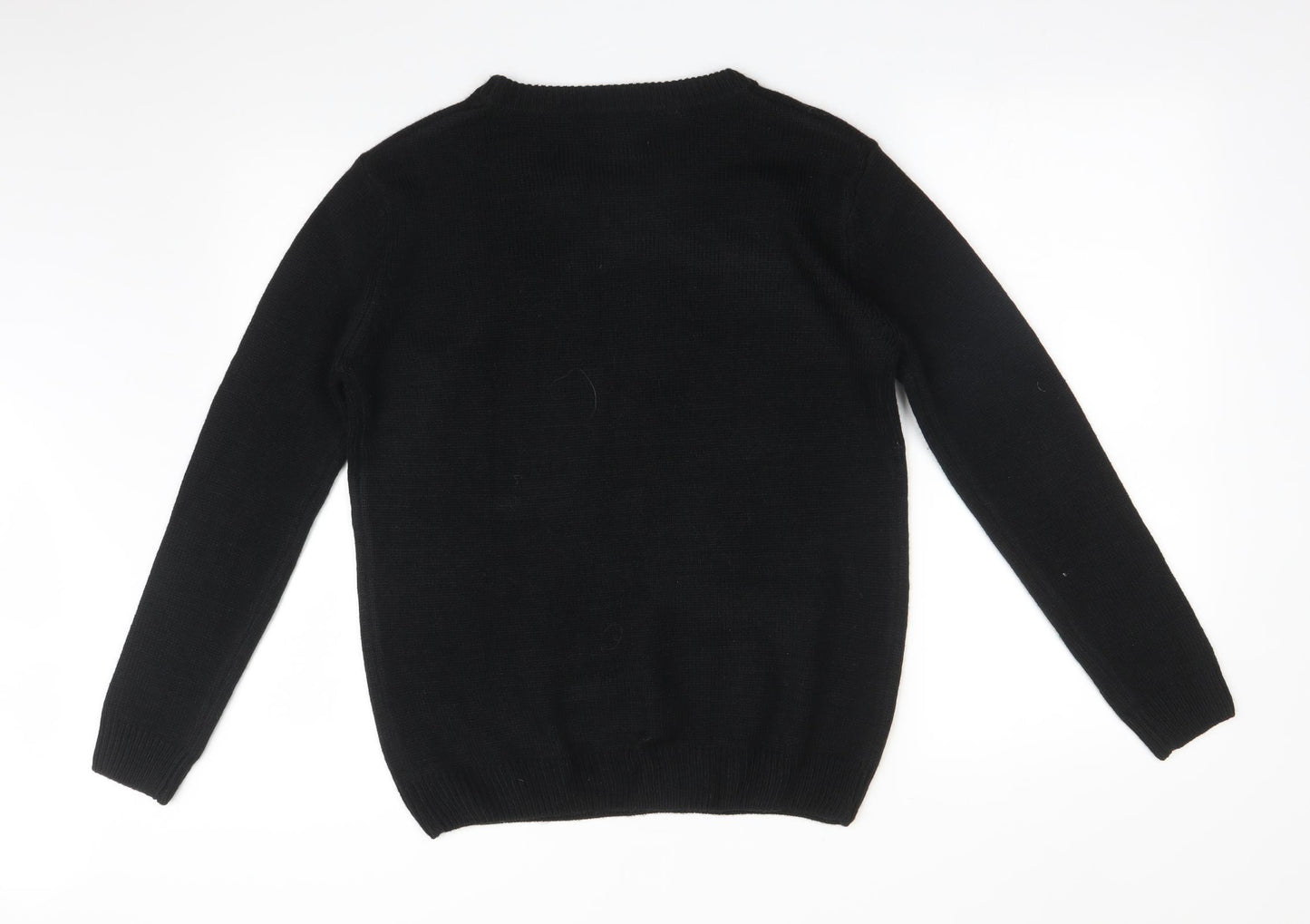Primark Womens Black   Pullover Sweatshirt Size S  - CHRISTMAS EVERYDAY IN SLEIGHING IT