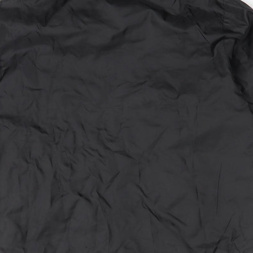 Stanno Boys Black   Overcoat Coat Size 8 Years