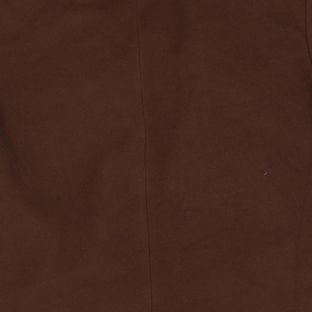 BHS Womens Brown   Overcoat Coat Size 14