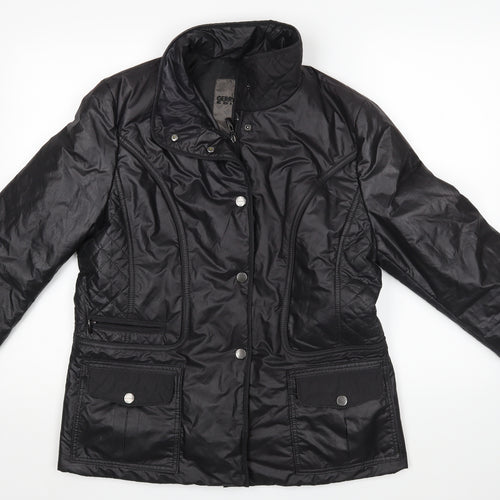 Gerry Weber Womens Black   Overcoat Coat Size 12