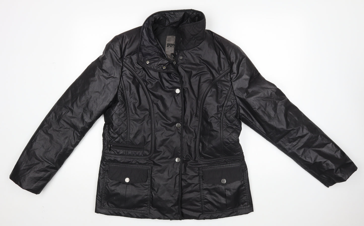 Gerry Weber Womens Black   Overcoat Coat Size 12