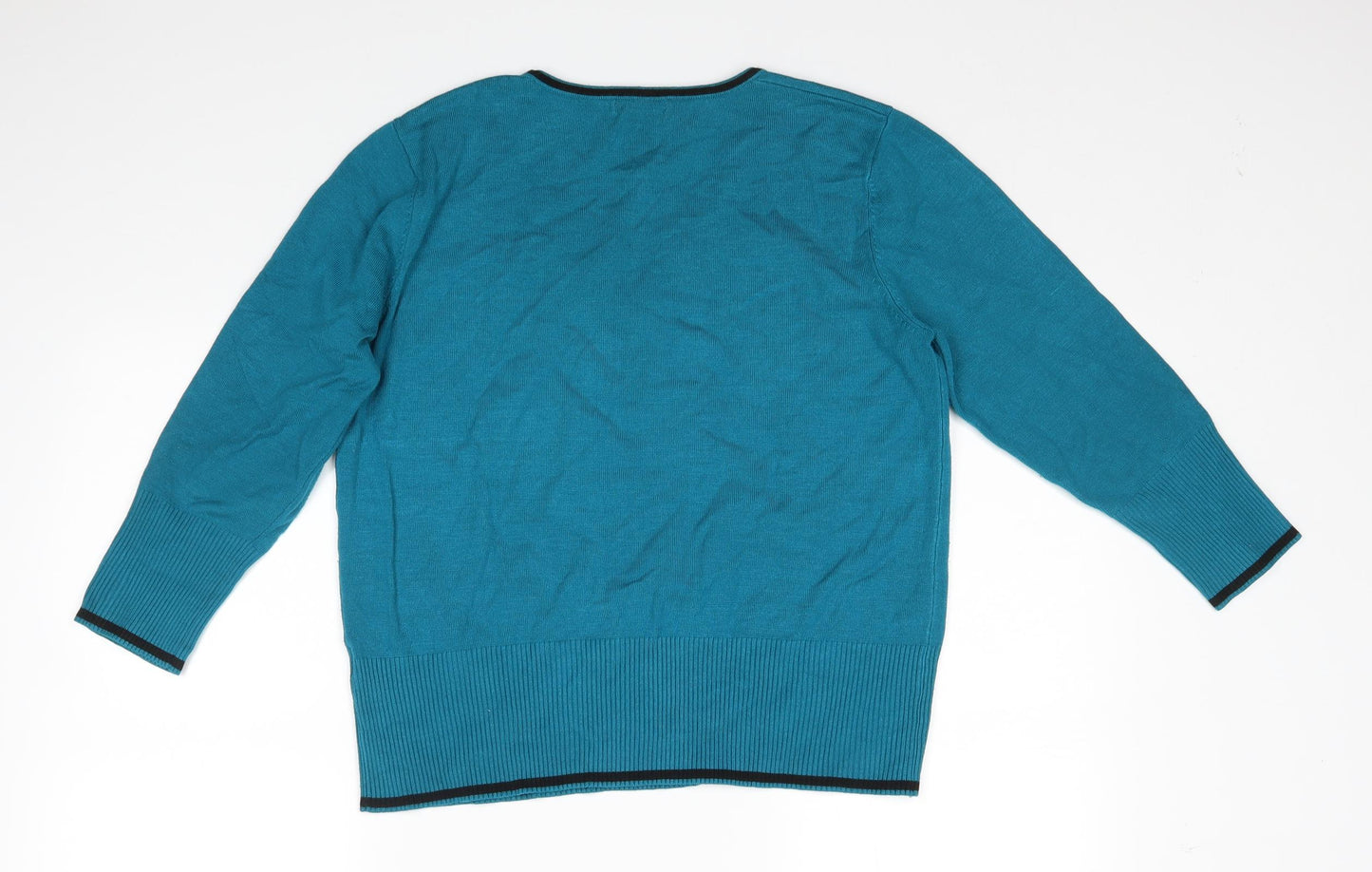 Roman Womens Blue   Pullover Jumper Size 16