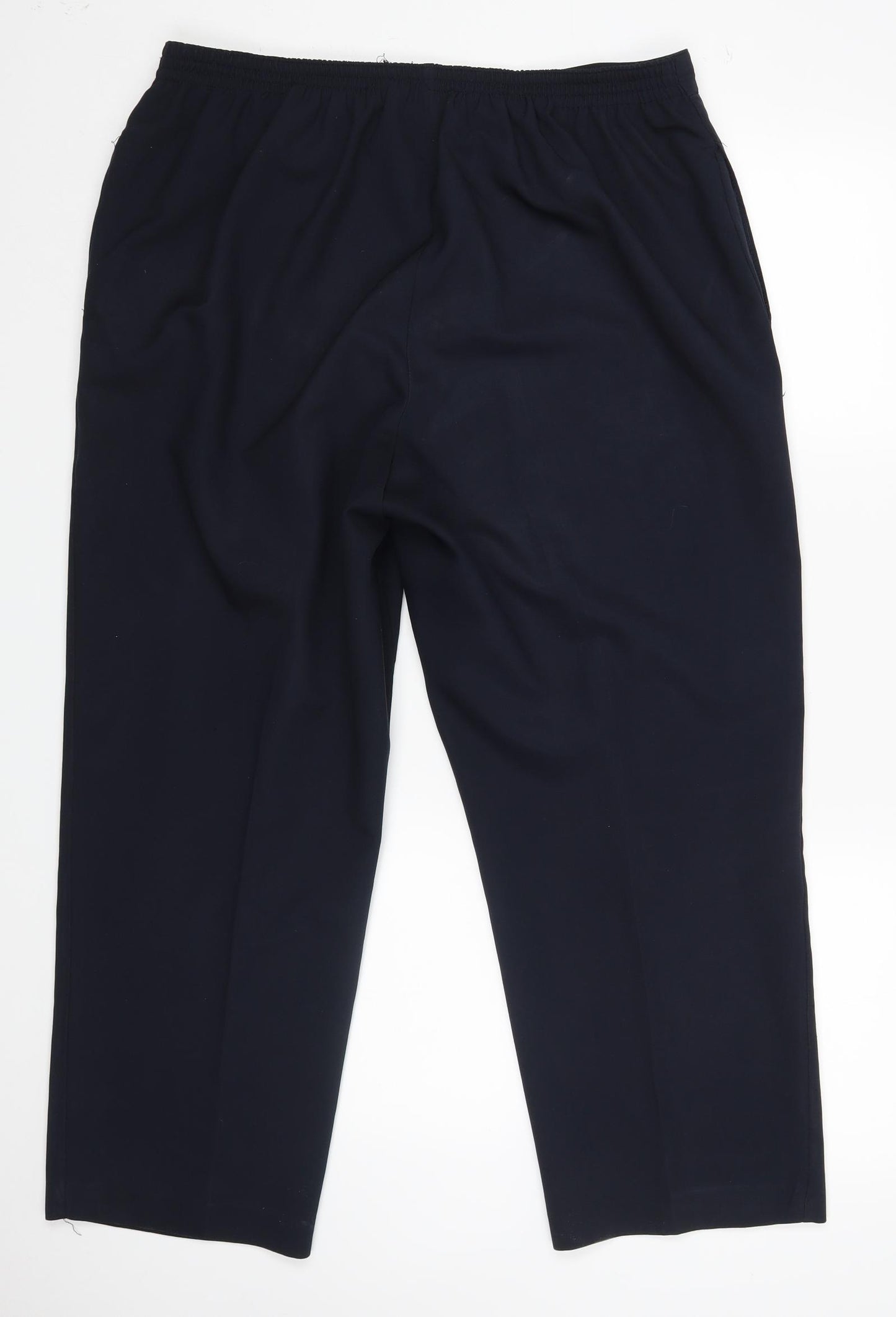 BHS Womens Blue   Dress Pants Trousers Size 18 L26 in - SHORT