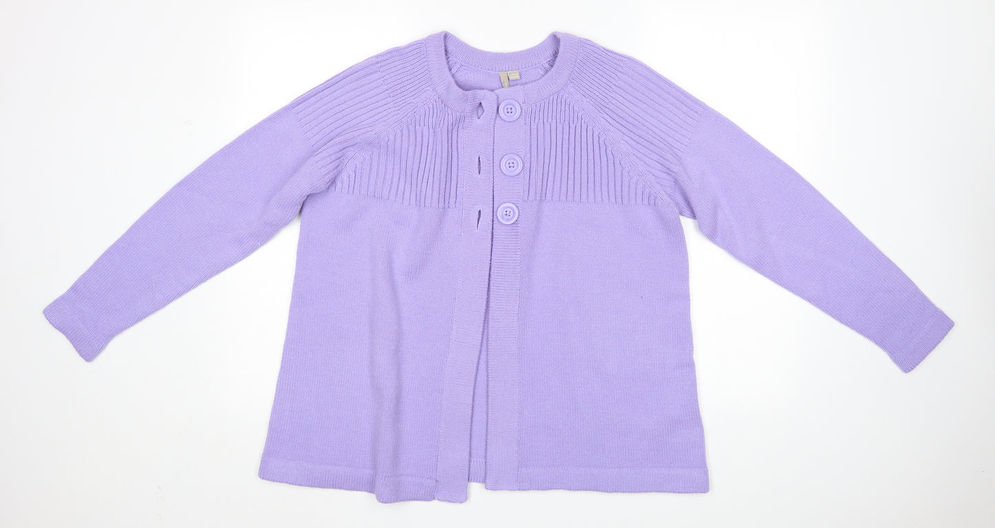 Anthology Womens Purple   Cardigan Jumper Size 12