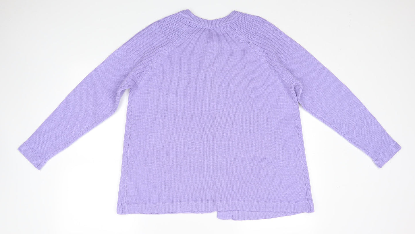 Anthology Womens Purple   Cardigan Jumper Size 12