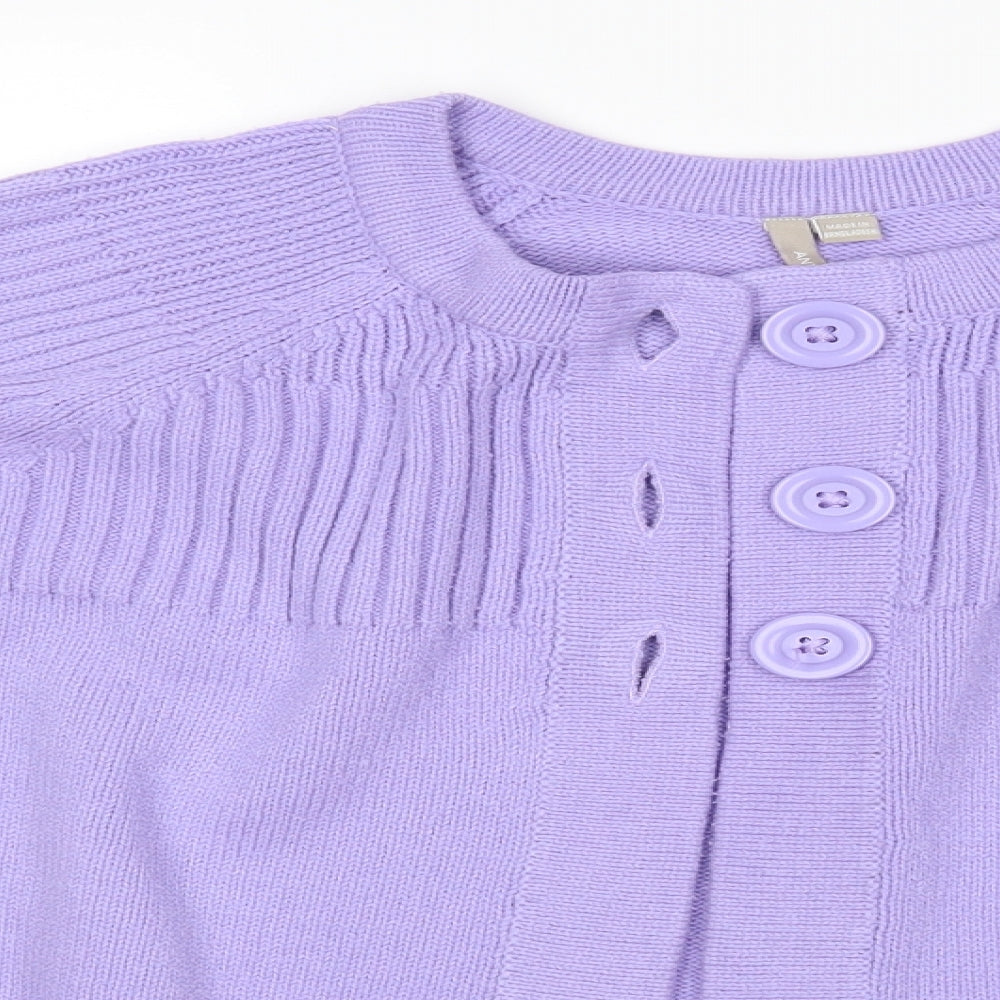 Anthology Womens Purple   Cardigan Jumper Size 12