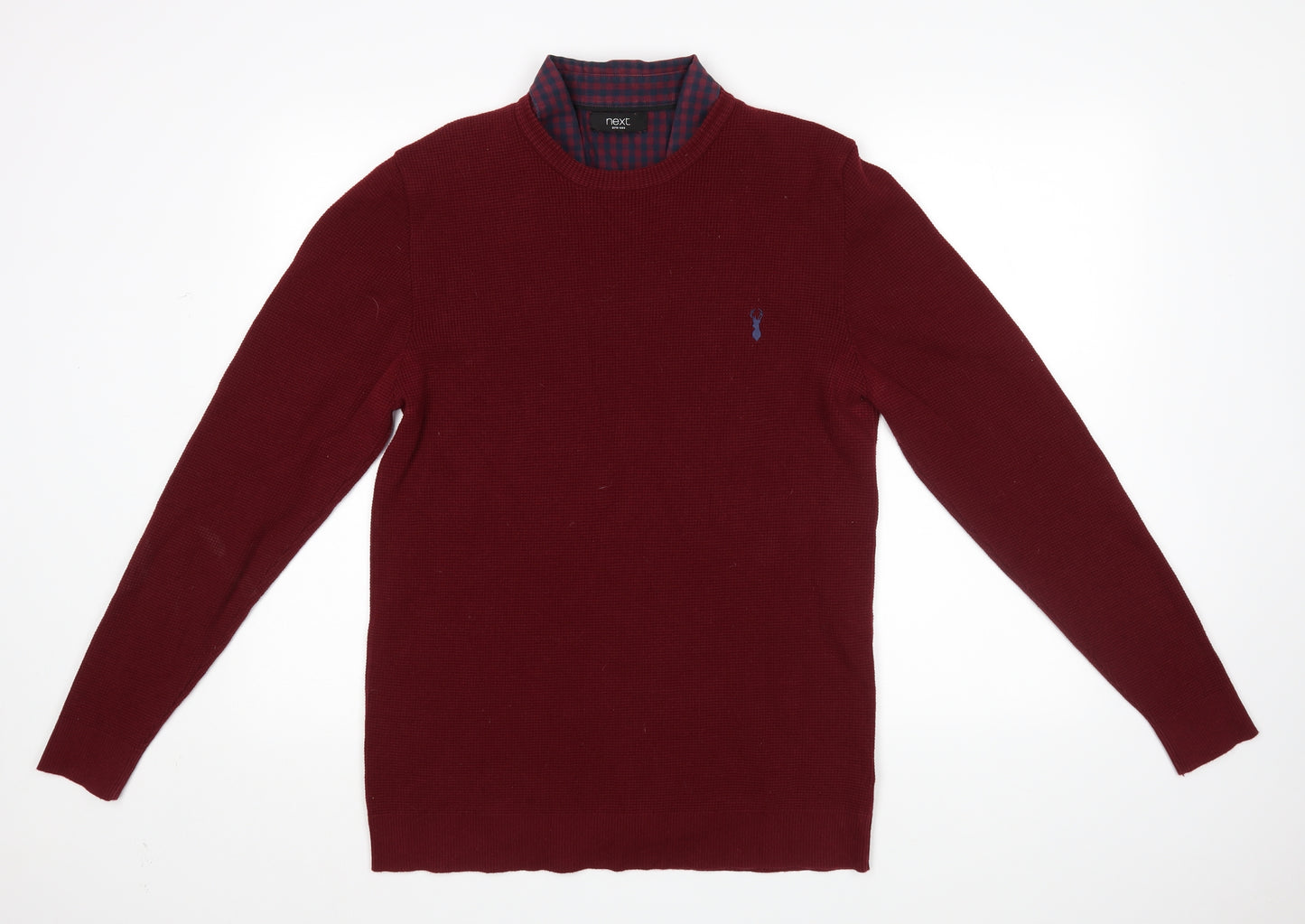 NEXT Mens Red   Pullover Jumper Size L